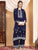 Shiza Chikankari Premium Modal Co-ord Set (Navy)