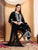 Shiza Chikankari Premium Modal Co-ord Set (Black)