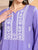 Shiza Chikankari Premium Modal Co-ord Set (Lavender)