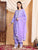 Shiza Chikankari Premium Modal Co-ord Set (Lavender)