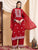 Shiza Chikankari Premium Modal Co-ord Set (Maroon)