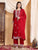 Shiza Chikankari Premium Modal Co-ord Set (Maroon)