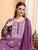 Shiza Chikankari Premium Modal Co-ord Set (Mauve)