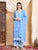 Shiza Chikankari Premium Modal Co-ord Set (Powder Blue)