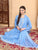 Shiza Chikankari Premium Modal Co-ord Set (Powder Blue)