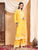 Shiza Chikankari Premium Modal Co-ord Set (Yellow)