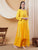 Meher Chikankari Ombre Rayon Co-ord Set (Yellow)