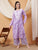 Anika Chikankari Mulmul Co-ord Set (Lavender)