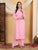 Faiza Chikankari Rayon Co-ord Set (Baby Pink)