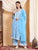 Haya Chikankari Rayon Co-ord Set (Powder Blue)