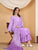 Meher Chikankari Ombre Rayon Co-ord Set (Lavender)