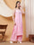 Raha Chikankari Strappy Rayon Co-ord Set (Baby Pink)