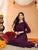 Maryam Chikankari Rayon Co-ord Set (Wine)
