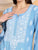 Haya Chikankari Rayon Co-ord Set (Powder Blue)