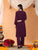 Maryam Chikankari Rayon Co-ord Set (Wine)