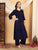 Faiza Chikankari Rayon Co-ord Set (Navy)