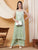 Raha Chikankari Strappy Rayon Co-ord Set (Pastel Green)