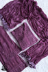 Shama Luxury Chikankari Premium Viscose Co-ord Set (Purple)
