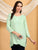 Misha Chikankari Modal Short Kurti (Pista Green)