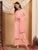 Farha Chikankari Premium Modal Co-ord Set (Peach)