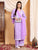 Haya Chikankari Rayon Co-ord Set (Lilac)