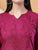 Meher Chikankari Ombre Rayon Co-ord Set (Wine)
