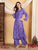 Faiza Chikankari Rayon Co-ord Set (Purple)