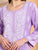 Haya Chikankari Rayon Co-ord Set (Lilac)