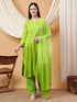 Meher Chikankari Ombre Rayon Co-ord Set (Green)
