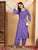 Faiza Chikankari Rayon Co-ord Set (Purple)