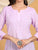 Misha Chikankari Modal Short Kurti (Lilac)