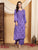 Faiza Chikankari Rayon Co-ord Set (Purple)