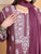 Haya Chikankari Rayon Co-ord Set (Mauve)