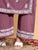 Haya Chikankari Rayon Co-ord Set (Mauve)