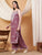 Raha Chikankari Strappy Rayon Co-ord Set (Mauve)