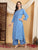 Faiza Chikankari Rayon Co-ord Set (Powder Blue)