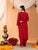 Maryam Chikankari Rayon Co-ord Set (Maroon)