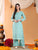 Priya Chikankari Kurta Palazzo Cotton Co-ord Set (Pastel Green)