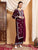 Haya Chikankari Rayon Co-ord Set (Wine)