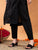 Ananya Chikankari Kurta Pant Cotton Co-ord Set (Black)