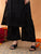 Priya Chikankari Kurta Palazzo Cotton Co-ord Set (Black)