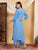 Faiza Chikankari Rayon Co-ord Set (Powder Blue)