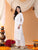 Priya Chikankari Kurta Palazzo Cotton Co-ord Set (White)