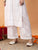 Priya Chikankari Kurta Palazzo Cotton Co-ord Set (White)