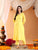 Ananya Chikankari Kurta Pant Cotton Co-ord Set (Yellow)