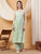 Raha Chikankari Strappy Rayon Co-ord Set (Pastel Green)