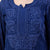 Dua Premium Viscose 3D Chikankari Straight Kurta (Navy)