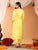 Ananya Chikankari Kurta Pant Cotton Co-ord Set (Yellow)
