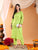 Ananya Chikankari Kurta Pant Cotton Co-ord Set (Parrot Green)