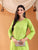 Ananya Chikankari Kurta Pant Cotton Co-ord Set (Parrot Green)